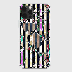 Чехол для iPhone 12 Pro с принтом Полосатый абстрактный узор в Екатеринбурге, силикон | область печати: задняя сторона чехла, без боковых панелей | абстрактный | креативный | молодежный | полосатый | разноцветный | рустик | современный
