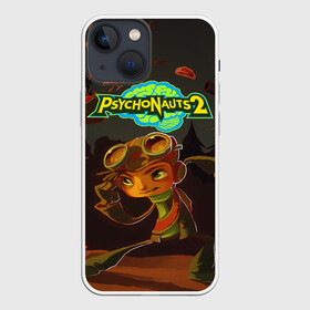 Чехол для iPhone 13 mini с принтом PsychoNauts 2 Распутин в Екатеринбурге,  |  | aquato | games | logo | nextgen | pc | playstation 5 | ps 5 | psychonauts | raz | xbox | игры | иксбокс | лого | некстген | пк | пллейстейшен 5 | пс 5 | психонавты 2 | рас