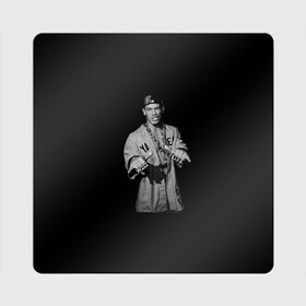 Магнит виниловый Квадрат с принтом John Cena в Екатеринбурге, полимерный материал с магнитным слоем | размер 9*9 см, закругленные углы | Тематика изображения на принте: wrestling | you cant see me | буквы | джон сина | знаменитость | кепка | человек