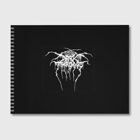 Альбом для рисования с принтом Darkthrone в Екатеринбурге, 100% бумага
 | матовая бумага, плотность 200 мг. | Тематика изображения на принте: darkthrone | metal | rock | блэк метал | дарктрон | метал | рок | темный трон