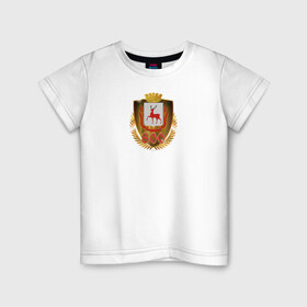 Детская футболка хлопок с принтом Нино800 в Екатеринбурге, 100% хлопок | круглый вырез горловины, полуприлегающий силуэт, длина до линии бедер | 800 лет | горький | нижний новгород | нино800 | нн800 | юбилей