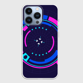 Чехол для iPhone 13 Pro с принтом Розовый Синий Киберпанк в Екатеринбурге,  |  | жанр | научный | фантастика | фантастический | цифровые технологии