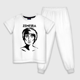 Детская пижама хлопок с принтом ZEMFIRA эскиз портрет в Екатеринбурге, 100% хлопок |  брюки и футболка прямого кроя, без карманов, на брюках мягкая резинка на поясе и по низу штанин
 | group | russian rock | zemfira | zемфира | автор исполнитель | группа | женский | земфира | земфирка | земфирочка | инди рок | композитор | певица | писательница | поп рок | поэтесса | рамазанова | русский рок