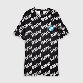 Детское платье 3D с принтом BMW в Екатеринбурге, 100% полиэстер | прямой силуэт, чуть расширенный к низу. Круглая горловина, на рукавах — воланы | Тематика изображения на принте: amg | benz | bmw | logo amg | logo bmw | mercedes | mercedes amg | mercedes benz | бмв | лого бмв | логотип амг | логотип бмв | логотип мерседес | машина | машина бмв | мерседес | мерседес амг | мерседес бенз | мерсэдэс | месед