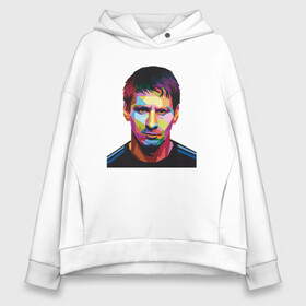 Женское худи Oversize хлопок с принтом Messi - Legend в Екатеринбурге, френч-терри — 70% хлопок, 30% полиэстер. Мягкий теплый начес внутри —100% хлопок | боковые карманы, эластичные манжеты и нижняя кромка, капюшон на магнитной кнопке | argentina | barca | barcelona | football | lionel | messi | spain | sport | аргентина | барса | барселона | гол | золотой мяч | игрок | испания | камп ноу | лионель | месси | мяч | спорт | тренер | футбол | чемпион |