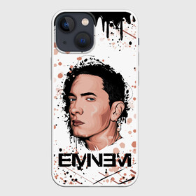 Чехол для iPhone 13 mini с принтом EMINEM | ЭМИНЕМ (Z) в Екатеринбурге,  |  | eminem | rap | еминем | зарубежный реп | реп | эминем