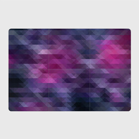 Магнитный плакат 3Х2 с принтом Фиолетово-бордовый узор  в Екатеринбурге, Полимерный материал с магнитным слоем | 6 деталей размером 9*9 см | Тематика изображения на принте: абстрактный | креативный | молодежный | полигональный популярный | современный | текстура | темно фиолетовый | узор