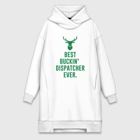 Платье-худи хлопок с принтом Best Dispatcher в Екатеринбурге,  |  | antetokounmpo | basketball | bucks | giannis | milwaukee | mvp | nba | sport | streetball | адетокумбо | бакс | баскетбол | игра | милуоки | мяч | нба | олень | спорт | стритбол | тренер | чемпион | янис