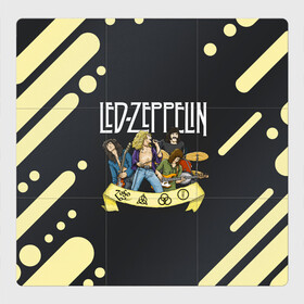 Магнитный плакат 3Х3 с принтом LED ZEPPELIN | ЛЕД ЗЕППЕЛИН (Z) в Екатеринбурге, Полимерный материал с магнитным слоем | 9 деталей размером 9*9 см | led zeppelin | rock | джимми пейдж | зепеллин | зеппелин | лед зеппелин | рок