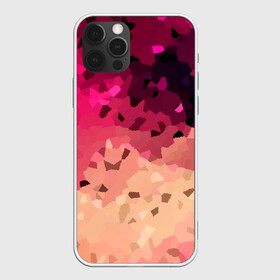 Чехол для iPhone 12 Pro Max с принтом Бежево-малиновый абстрактный  в Екатеринбурге, Силикон |  | абстрактный | бежевый | камуфляжный | летний | малиновый | модный | паттерн | современный | текстура | фуксия