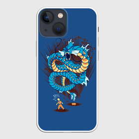Чехол для iPhone 13 mini с принтом Gyarados в Екатеринбурге,  |  | anime | dragon ball | pokemon | poket monster | poketmon | аниме | анимэ | гирадос | драконий жемчуг | карманные монстры | покемон