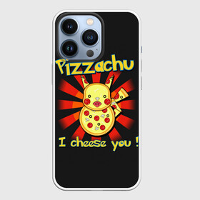 Чехол для iPhone 13 Pro с принтом Пиццачу в Екатеринбурге,  |  | anime | pikachu | pizza | pokemon | poket monster | poketmon | аниме | анимэ | карманные монстры | пикачу | пицца | покемон