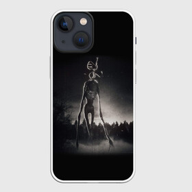 Чехол для iPhone 13 mini с принтом СИРЕНОГОЛОВЫЙ (старый фильм) в Екатеринбурге,  |  | retro | siren head | гуманоид | игра | монстр | ретро | сиреноголовый | существо | хоррор