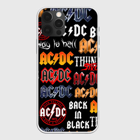 Чехол для iPhone 12 Pro Max с принтом AC DC LOGOBOMBING  в Екатеринбурге, Силикон |  | ac dc | angus young. | back in black | brian johnson | hells bells | highway to hell | rock | thunderstruck | tnt | ангус янг | брайан джонсон | группа | музыка | рок | эйси диси