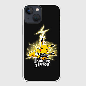 Чехол для iPhone 13 mini с принтом Герой грома в Екатеринбурге,  |  | anime | pikachu | pokemon | poket monster | poketmon | аниме | анимэ | карманные монстры | пикачу | покемон