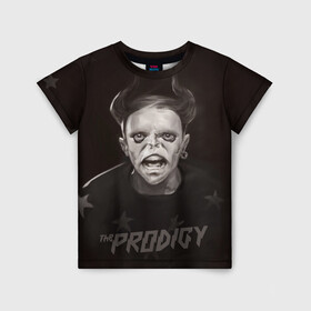 Детская футболка 3D с принтом Keith Flint | THE PRODIGY (Z) в Екатеринбурге, 100% гипоаллергенный полиэфир | прямой крой, круглый вырез горловины, длина до линии бедер, чуть спущенное плечо, ткань немного тянется | keith charles flint | prodigy | the prodigy | альтернативный дэнс | бигбит | брейкбит | кит флинт | лиам хоулетт | максим реалити | продиги | продиджи | продиди | техно | электроник рок | электропанк