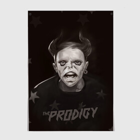 Постер с принтом Keith Flint | THE PRODIGY (Z) в Екатеринбурге, 100% бумага
 | бумага, плотность 150 мг. Матовая, но за счет высокого коэффициента гладкости имеет небольшой блеск и дает на свету блики, но в отличии от глянцевой бумаги не покрыта лаком | keith charles flint | prodigy | the prodigy | альтернативный дэнс | бигбит | брейкбит | кит флинт | лиам хоулетт | максим реалити | продиги | продиджи | продиди | техно | электроник рок | электропанк