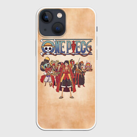 Чехол для iPhone 13 mini с принтом Персонажи One Piece. Большой куш в Екатеринбурге,  |  | anime | manga | monkey d. luffy | one piece | аниме | большой куш | ван пис | вон пис | гол д. роджер | кайдо | король пиратов | луфи | луффи | манга | манки д. луффи | нами | нико робин | пират | портгас д. эйс | ророноа зоро