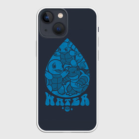 Чехол для iPhone 13 mini с принтом Водные покемоны в Екатеринбурге,  |  | anime | pokemon | poket monster | poketmon | squirtle | аниме | анимэ | карманные монстры | покемон | сквиртл