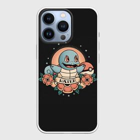 Чехол для iPhone 13 Pro с принтом Тату Сквиртл в Екатеринбурге,  |  | anime | pokemon | poket monster | poketmon | squirtle | аниме | анимэ | карманные монстры | покемон | сквиртл