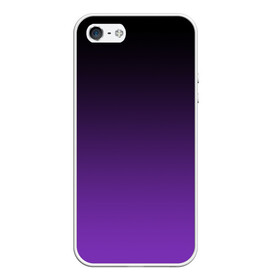 Чехол для iPhone 5/5S матовый с принтом Ночной градиент | Фиолетовый в Екатеринбурге, Силикон | Область печати: задняя сторона чехла, без боковых панелей | Тематика изображения на принте: градиент | ночной | ночь | перелив | переход | сумерки | темный | феолетовый | фиолетовый | цвета | черный