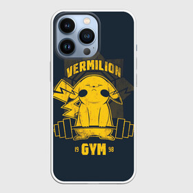 Чехол для iPhone 13 Pro с принтом Vermilion gym в Екатеринбурге,  |  | anime | pokemon | poket monster | poketmon | аниме | анимэ | вермилион | карманные монстры | покемон | спорт | спортзал | спортсменам