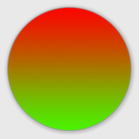 Коврик для мышки круглый с принтом Градиент Яблоко в Екатеринбурге, резина и полиэстер | круглая форма, изображение наносится на всю лицевую часть | градиент | желтый | зеленый | красный | перелив | переход | фрукты | цвета | яблоко