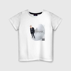 Детская футболка хлопок с принтом Платина - Sosa Muzik в Екатеринбурге, 100% хлопок | круглый вырез горловины, полуприлегающий силуэт, длина до линии бедер | platina | trap | русский рэп | соса мьюзик | трэп