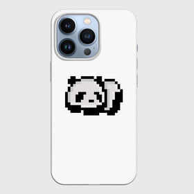 Чехол для iPhone 13 Pro с принтом Панда в Екатеринбурге,  |  | art | pixel | pixelart | милаха | милая панда | панда | панда пиксель арт | пиксели | пиксель | пиксельарт | спящая панда
