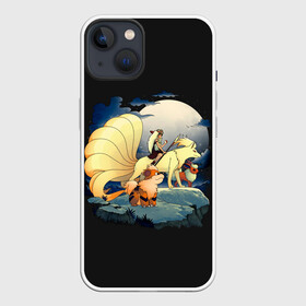 Чехол для iPhone 13 с принтом Принцесса Мононоке х Покемоны в Екатеринбурге,  |  | anime | mononoke | pokemon | poket monster | poketmon | аниме | анимэ | карманные монстры | покемон