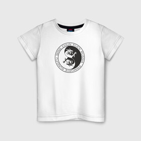Детская футболка хлопок с принтом Клуб 5 Зверей в Екатеринбурге, 100% хлопок | круглый вырез горловины, полуприлегающий силуэт, длина до линии бедер | Тематика изображения на принте: вин чун | вин чун куэн | китайский дракон | кунг фу | ушу