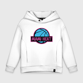 Детское худи Oversize хлопок с принтом Miami Basketball в Екатеринбурге, френч-терри — 70% хлопок, 30% полиэстер. Мягкий теплый начес внутри —100% хлопок | боковые карманы, эластичные манжеты и нижняя кромка, капюшон на магнитной кнопке | basketball | miami heat | mvp | nba | sport | streetball | wade | баскетбол | батлер | дуэйн уэйд | игра | майами хит | мяч | нба | спорт | стритбол | тренер | чемпион