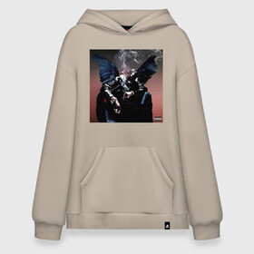 Худи SuperOversize хлопок с принтом Travis Scott Birds in the Trap в Екатеринбурге, 70% хлопок, 30% полиэстер, мягкий начес внутри | карман-кенгуру, эластичная резинка на манжетах и по нижней кромке, двухслойный капюшон
 | birds in the trap | travis scott | альбом | знаменитость | крылья | обложка альбома | рэп | трэвис скотт | хип хоп