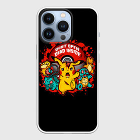 Чехол для iPhone 13 Pro с принтом Dead inside в Екатеринбурге,  |  | anime | pokemon | poket monster | poketmon | squirtle | аниме | анимэ | бульбазавр | зомби | карманные монстры | пикачу | покемон | сквиртл | чермандер