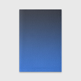 Обложка для паспорта матовая кожа с принтом DARK OCEAN GRADIENT в Екатеринбурге, натуральная матовая кожа | размер 19,3 х 13,7 см; прозрачные пластиковые крепления | абстракция | амбре | без дизайна | голубая | голубое | градиент | градиент и ничего лишнего | градиенты | на каждый день | синий | синяя | текстура | черная | черный
