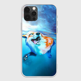 Чехол для iPhone 12 Pro Max с принтом ПЛЫВУЩАЯ ЛИСИЧКА в Екатеринбурге, Силикон |  | animal | art | fox | swim | water | вода | животные | звери | красота | лиса | лисичка | плутовка | река | рисунок | рыжая | фыр фыр