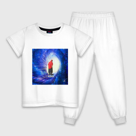 Детская пижама хлопок с принтом Adios в Екатеринбурге, 100% хлопок |  брюки и футболка прямого кроя, без карманов, на брюках мягкая резинка на поясе и по низу штанин
 | adios | адидас | бабуля | бабушка | вселенная | космос | мемы | портал | прощание | черная дыра