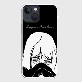 Чехол для iPhone 13 mini с принтом Happier Than Ever, Билли Айлиш в Екатеринбурге,  |  | be | billie eilish | happier than ever | pop art | билли айлиш | инди поп | музыка