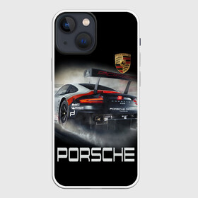 Чехол для iPhone 13 mini с принтом PORSHE в Екатеринбурге,  |  | 911 | auto | car | cool | dark | logo | machine | porshe | ride | sportcar | автомобили | гонки | крутые | порше | ралли | спорткар | тачки