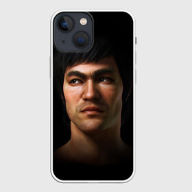 Чехол для iPhone 13 mini с принтом Bruce в Екатеринбурге,  |  | bruce lee | karate | брюс ли | джеки чан | карате | цитата