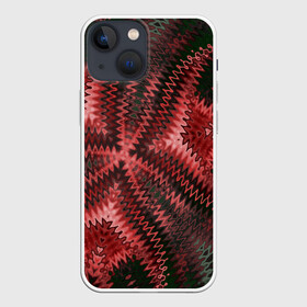 Чехол для iPhone 13 mini с принтом Серо коричневый узор в Екатеринбурге,  |  | арт | коричневый | креативный | модный | молодежный | паттерн | серный | современный | текстура | фигура | фрактал