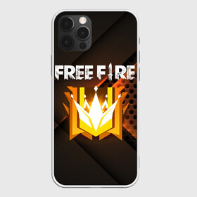 Чехол для iPhone 12 Pro с принтом FREE FIRE GRAND MASTER в Екатеринбурге, силикон | область печати: задняя сторона чехла, без боковых панелей | 3d | 3д | ff | free fire | freefire | garena | garena free fire | garona | garona red line | grand master | red line | гарена | гарона | геометрия | паттерн | плиты | разлом | соты | текстура | фре фаер | фри фаер | фри файр | фрии фаер | фрифаер | фрифай