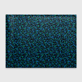 Обложка для студенческого билета с принтом Абстрактный зелено-синий узор  в Екатеринбурге, натуральная кожа | Размер: 11*8 см; Печать на всей внешней стороне | абстрактный | вкрапления | зеленый | молодежный | мраморный | синий | современный | черный и синий