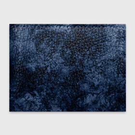 Обложка для студенческого билета с принтом Темно-синяя текстура камня  в Екатеринбурге, натуральная кожа | Размер: 11*8 см; Печать на всей внешней стороне | абстрактный | модный | молодежный | мрамор | мраморный узор | синий | современный