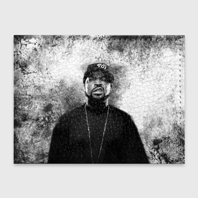Обложка для студенческого билета с принтом Ice Cube | Айс Куб (Z) в Екатеринбурге, натуральная кожа | Размер: 11*8 см; Печать на всей внешней стороне | Тематика изображения на принте: ice cube | oshea jackson | rap | айс куб | айс кьюб | реп | репер | рэпер | хип хоп