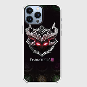 Чехол для iPhone 13 Pro Max с принтом Руны | Darksiders 3 (Z) в Екатеринбурге,  |  | azrael | darksiders | darksiders 2 | darksiders 3 | griever | silitha | tiamat | ulthane | vulgrim | wrath of war | всадник апокалипсиса | гнев войны | обугленный совет | руина | ультэйн | чёрный молот