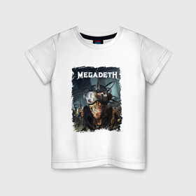 Детская футболка хлопок с принтом Megadeth | Poster (Z) в Екатеринбурге, 100% хлопок | круглый вырез горловины, полуприлегающий силуэт, длина до линии бедер | dave mustaine | megadeth | music | rock | дирк вербурен | дэвид эллефсон | дэйв мастейн | кико лоурейро | мегадеф | мегадэф | музыка | рок | трэш метал | хард рок | хеви метал