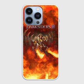 Чехол для iPhone 13 Pro с принтом Darksiders 3 | Гнев Войны 3 (Z) в Екатеринбурге,  |  | azrael | darksiders | darksiders 3 | griever | silitha | tiamat | ulthane | vulgrim | wrath of war | всадник апокалипсиса | гнев войны | обугленный совет | руина | ультэйн | чёрный молот