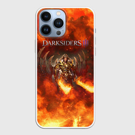 Чехол для iPhone 13 Pro Max с принтом Darksiders 3 | Гнев Войны 3 (Z) в Екатеринбурге,  |  | azrael | darksiders | darksiders 3 | griever | silitha | tiamat | ulthane | vulgrim | wrath of war | всадник апокалипсиса | гнев войны | обугленный совет | руина | ультэйн | чёрный молот