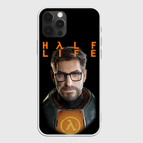 Чехол для iPhone 12 Pro Max с принтом HALF-LIFE | FREEMAN | ФРИМАН (Z) в Екатеринбурге, Силикон |  | aperture laboratories | black mesa | gordon freeman | half life | half life 3 | valve | блэк меса | вэлв | гордон фриман | халф лайф